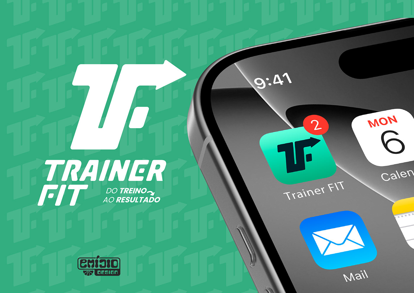 Capa do projeto Trainer Fit — identidade visual de aplicativo